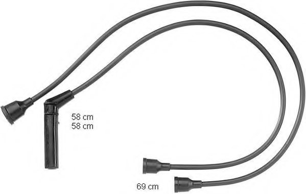 BERU ZEF832 Ignition Cable Kit